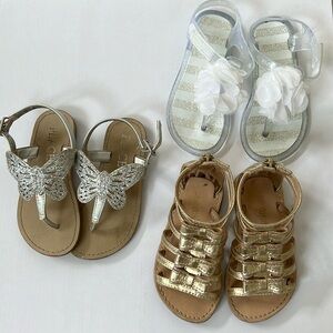 Baby girl summer sandal bundle- size 6